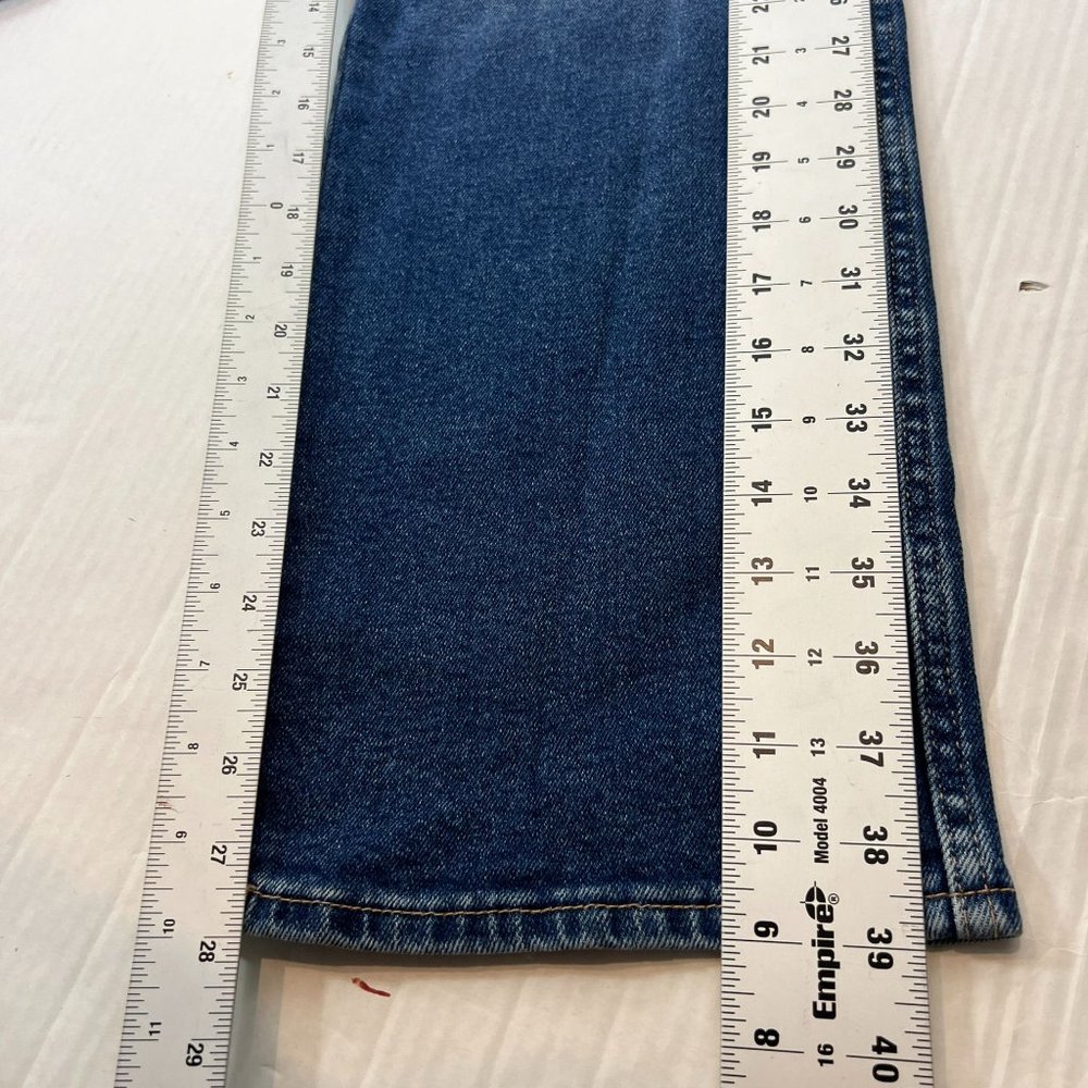 NWT Good American Good Curve Denim Jeans Flared Medium Wash Size 14/32 - Picture 9 of 11